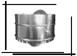 Galvanized Starting Collar with Damper