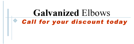 Galvanized Elbows
